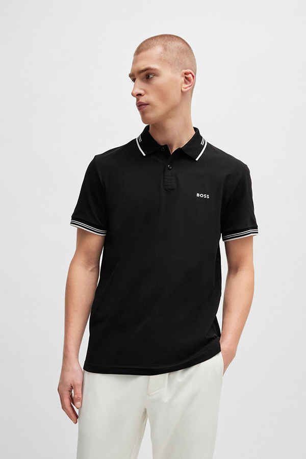 ΜΠΛΟΥΖΑ POLO BOSS - 001 ΜΑΥΡΟ